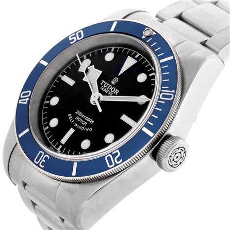 tudor blue watch|tudor black bay blue bezel.